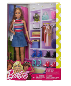Barbie fashion doll blond with accessories 